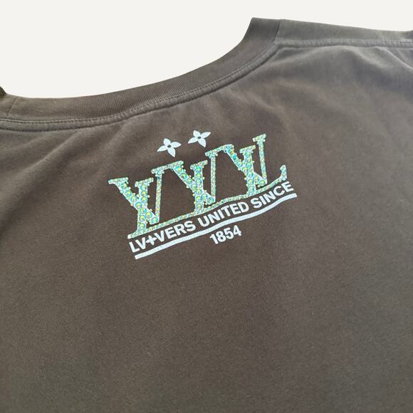 Size M - Louis Vuitton Washed Embellished Cotton T-Shirt - Picture 6 of 13